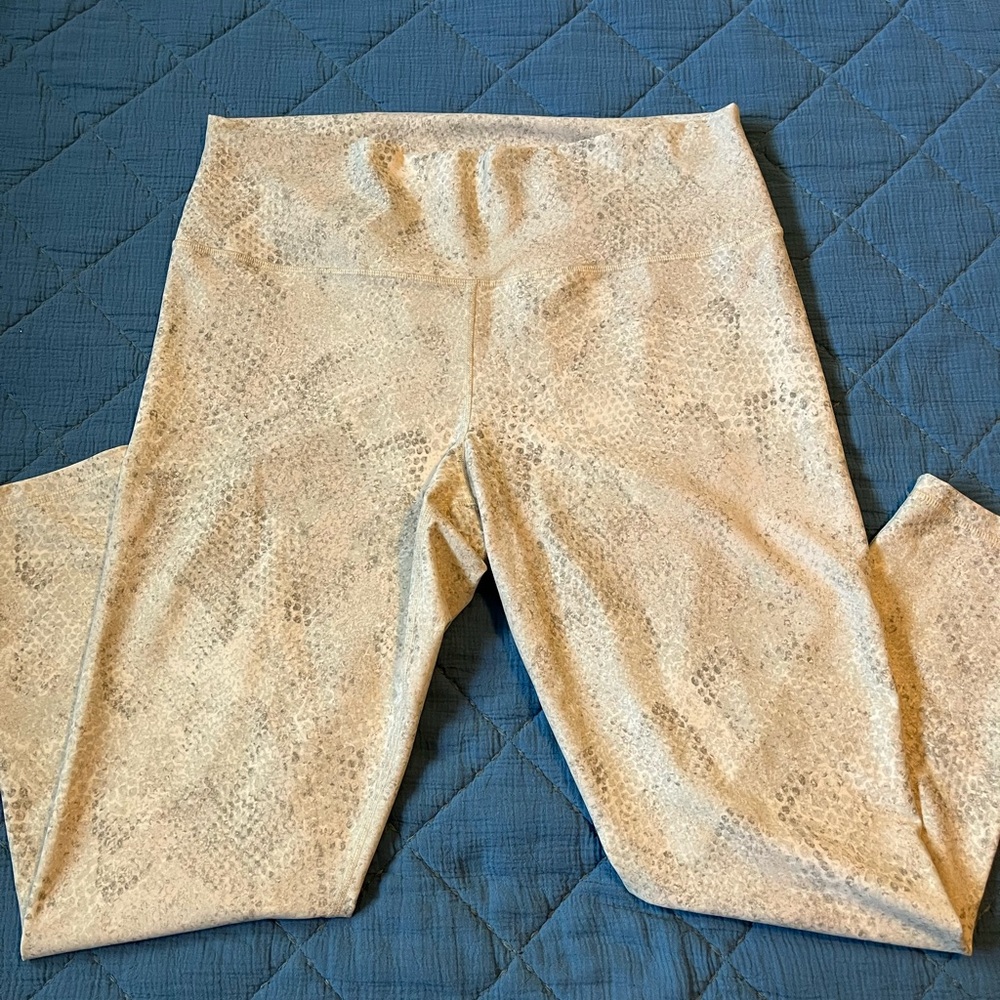 Snake Print High-Waisted Leggings